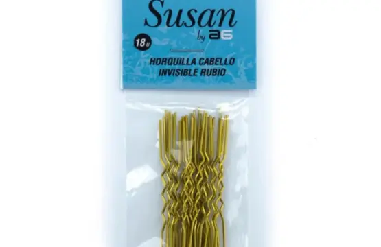 Asuer Horquilla Cabello Invisible Rubio Susan 18uds